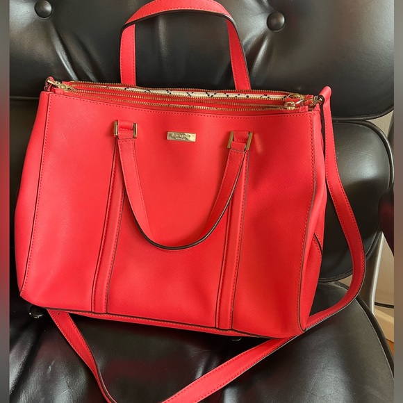 Coral Pink Kate Spade Purse - Picture 1 of 8